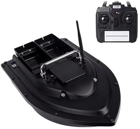GPS RC Fishing boat 3.3lb automatic smart bait boat auto cruise double motor with cruise speed adjustment 1640ft remote large capacity battery underwater viewer for pools lakes transportation