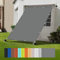 Schattennetz, Pavillon seitenteile mit ösen, für Gewächshaus Pflanzen Terrasse HüHnerstall Schwimmbäder, markise Reißfest, Viele Größe und Farben, Anthrazit, 2x4m