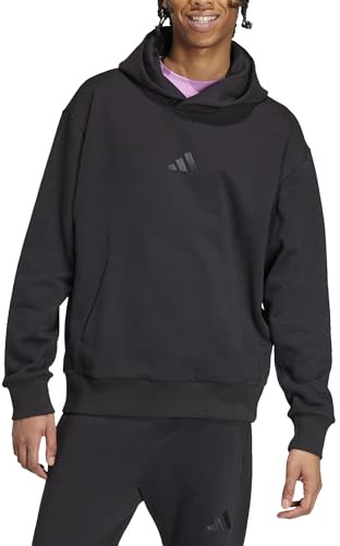 adidas Men's All SZN French Terry Hoodie, Black, 4XL