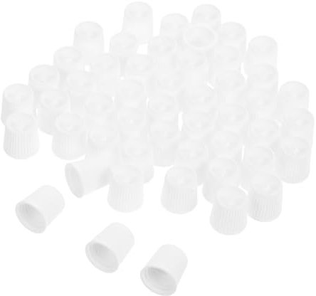 SOPOTUTU 50 Stück Zahnpastakappen Aus Kunststoff Schraubverschluss Auslaufsicher Vielseitig Für Softtuben Zahnpasta Salben Reisen Badezimmer Zubehör