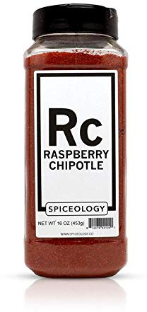 Spiceology - Raspberry Chipotle Sweet & Spicy All-Purpose BBQ Seasoning Spice Rub - 16 oz