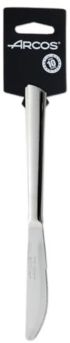 Arcos Séries Toscana - Couteau à Dessert Set (3 Couteaux) - Monobloc d'une Pièce Acier Inoxydable 18/10 et 185 mm Couleur Argent