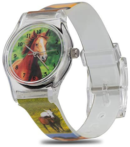 Pacific Time Mädchen Uhr Analog Quarz mit Kunststoffarmband 20334