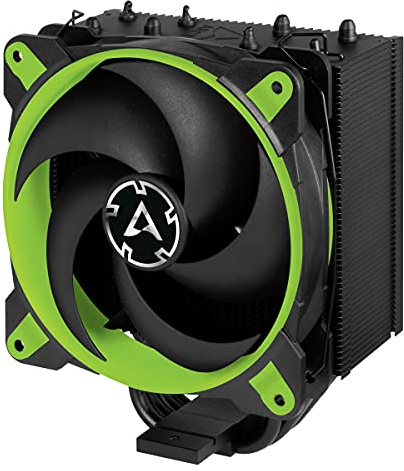 ARCTIC Freezer 34 eSports - Ventola de CPU, Enfriador de CPU Push-Pull, Intel 115X/2011-3/2066, AMD/AM4, Desde 200 hasta 2100 RPM, Ventilador PWM 120 mm, CPU Cooler - Verde