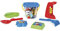 Wader 81142 - Eimergarnitur Paw Patrol mit Eimer, Sieb, Sandmühle, Schaufel, Rechen und 2 Sandformen, 7-teilig, ab 12 Monaten, ideal als Geschenk für kreatives Spielen