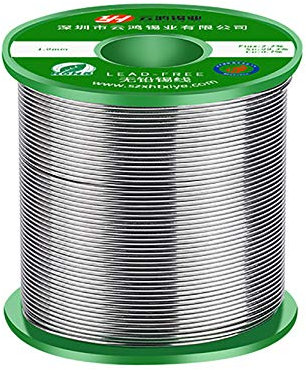 Alambre de soldadura de alambre de estaño de protección del medio ambiente tipo colofonia sin plomo alambre de estaño (1,0 mm, 500 G)