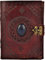 OVERDOSE Handgefertigtes Leder-Tagebuch, Stein-Tagebuch mit Schloss, Reisetagebuch, Schreibtagebuch, Organizer, Planer, Tagebuch, Notizbuch, A5, Größe 6 x 8 Zoll, 15 x 20 cm
