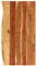 vidaXL Akazienholz Massiv Waschtischplatte Badezimmer Waschtisch Waschtischkonsole Platte Holzplatte für Aufsatzbecken Badmöbel Baumkante 100x52x3,8cm