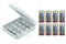 CR123A Panasonic Lot de 8 Piles au Lithium 3 V dans Une boîte de Protection en Plastique Transparent