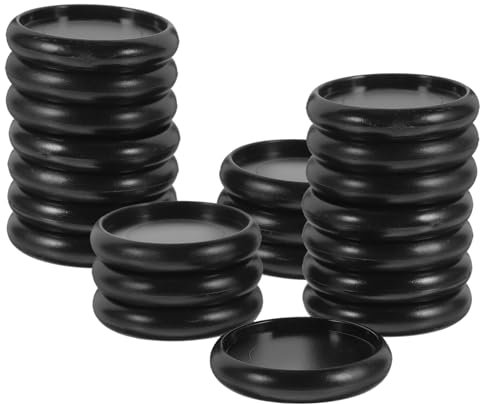 STOBOK 44Pcs Bindungsring Discs Discbound Expansion Discs Arc System Notebooks Planer Buch Bindemittel Ringe Bindungsdokumente Ringe für Notizbücher Notizen Seiten Die Black 28Mm