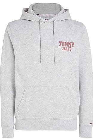 Tommy Hilfiger Herren TJM Reg Entry Graphic Hoodie Sweatshirt, Grey melé, L