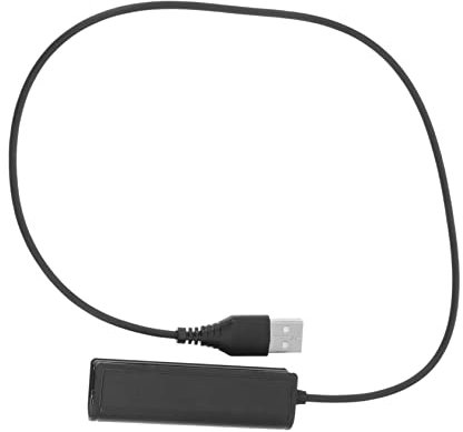 Milisten Usb Adapter Cable for Headset Convert Headset to Usb Plug for Computer and Laptop Lightweight Adapter for Easy Use and Storage for Home Office and Telephone Chats