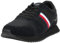 Tommy Hilfiger Herren Runner Sneaker Sportschuhe, (Black), 42