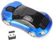 Souris sans Fil Portable 2,4 G en Forme de Voiture avec Récepteur USB, Positionnement Optique Précis, Conception Ergonomique, Matériau ABS Durable, économie D'énergie