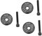 Yardwe Zubehör 3St Heimtrainer Fahrrad Legierung obere Abdeckung Kopfhörer Headset