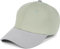 styleBREAKER Unisex Baseball Cap zweifarbig Pastell oder kräftig | 6-Panel Cap Mehrfarbig verstellbar mit Schnalle | Sommer Basecap aus Baumwolle, Farbe:Lindgrün-Grau