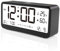 VINILITE Sveglia Digitale da Comodino a Batteria con Temperatura e Umidità, Calendario, Luce Notturna, 2 Allarme, Luminosità Regolabile, Orologio Digitale da Tavolo