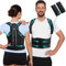 Postural Corrector de Postura – Cinturón Dorsal/Lumbar y enderezador de espalda para aliviar el dolor de espalda y hombros – Ortesis ajustable hombre/mujer con 2 soportes para hombros, (L)