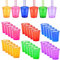 36PCS Shot Glass Necklaces,Shot Glass on Beaded Necklace Halloween Necklace Shot Glass,Plastic Shot Necklace Cups Ideal for Bachelorette Party Birthday Wedding Camping Trip Festival Supplies,6 Colors