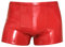 Leder Boxershorts Herren Wetlook Boxer Latex Ledershorts Latex Hose Für Männer Dessous Reizvolle Lack- Optik Retroshorts Unterwäsche Slip Niedrige Sexy Lederhose Herren Clubwear