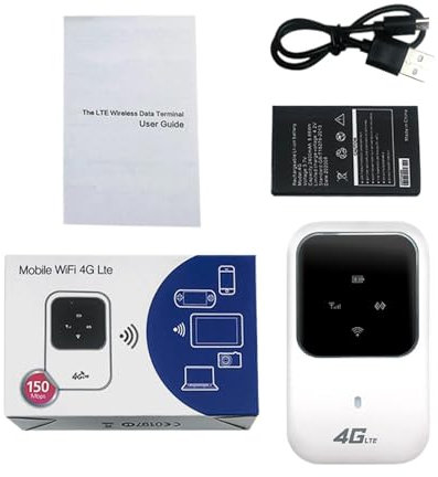 Dispositivo portátil con WiFi, Punto de Acceso móvil para Trabajar, pequeño Punto de Acceso WiFi, para Viajes, para portátiles, teléfonos, versátil Internet Hotspot For -The- Connectivity Anywhere
