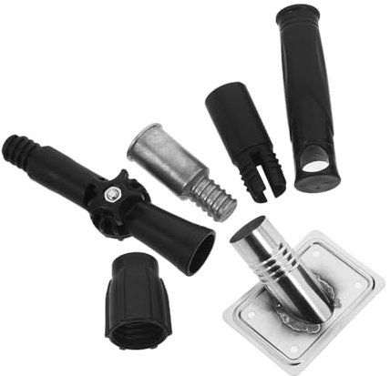 Holibanna 5pcs Handle Extension Rod Adapter End Threaded End Replacement Adapter for Extendable Pole and Broom Handle Paint Brush Extension Rod