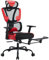BRTHORY Silla de Oficina Apoyo Lumbar Ergonómico Regulable/3D Reposabrazos/Reposacabezas/Función Balancín Silla de Escritorio Confort Silla Gaming con Reposapiés 200KG