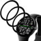 3 Pezzi Vetro Temperato per Google Pixel Watch 3 45mm, Pellicola, Ultra HD, Senza Bolle, Anti-Graffio, Alta Trasparente,etro temperato