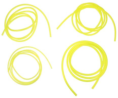 Gogogmee 4pcs Mower Line Hose Oil Resistant Pipe for Small Engine Petrol Gasoline Line Tube