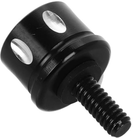 Ciieeo Motorcycle Seat Bolt für Modifizierte Sitze Antirutsch Halterung Schnelles Wechseln Langlebig Passend für Verschiedene Modelle Motorrad Zubehör Schwarze Schraube mit Weißen Punkten