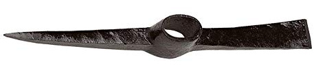 Ideal Kreuzhacke 2,5kg aus Stahl, Schwarz, 50 x 5 x 8 cm