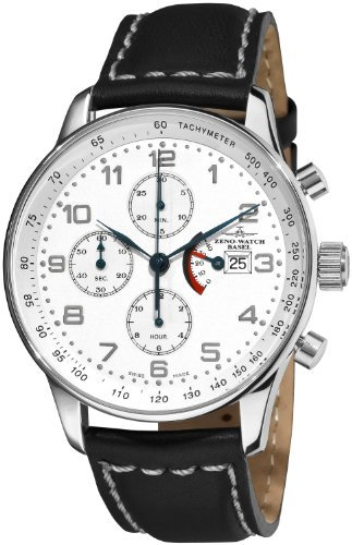 Zeno-Watch Herrenuhr - X-Large Retro Chrono Power Reserve - P557TVDPR-e2