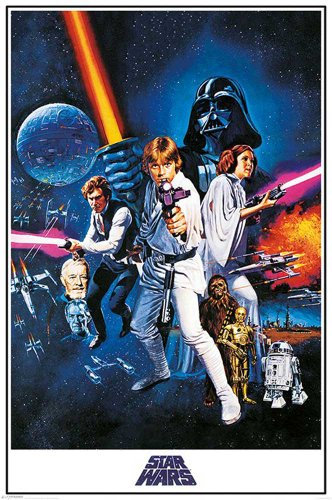 Star Wars - A New Hope - One Sheet - Poster Druck - Grösse 61x91,5 cm