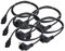 Pronomic EUIEC-1.5 Kaltgeräte Netzkabel 5X Set - C13-1,5m Lange Kabel für Bühne, Studio, Audio, Computer/PC und - schwarz