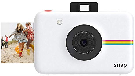 Polaroid Fotocamera Digitale a Scatto Istantaneo con Tecnologia Di Stampa a Zero Inchiostro Zink, Bianco