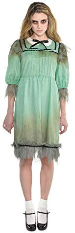 (PKT) (9904696) Adult Ladies Dreadful Darling Costume Dress (UK 8-10)