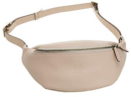 Solo Pelle Bauchtasche/Brusttasche aus echtem Leder Belt Beltbag (Nude Rosa)