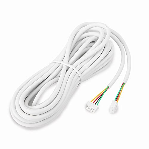 Cavo in Rame per Videocitofono, 4 Fili 30m 0,3 mm² Flessibile Tondo di Segnale Video (4-Core)