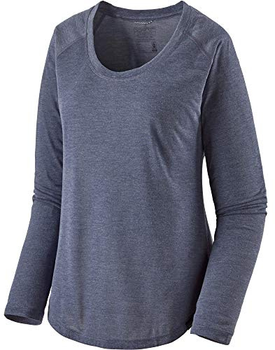 Patagonia 24491-CNY W's L/S Cap Cool Trail Shirt T-Shirt Women's Classic Navy L