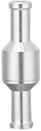 Qiilu clapet anti-retour, étape en aluminium clapet anti-retour droit en ligne carburant gaz liquide air unidirectionnel non retour(8mm)