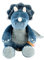 NOUKIE'S - Mini Peluche Musicale Ops - Doudou Dinosaure en Veloudoux + Anneau en Bois - Éveil Musical - Cadeau Bébé