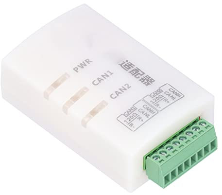 CAN-USB-Adapter, Hochgeschwindigkeits-Relaisfunktion CAN-Bus-Konverter 5K-1M Baudrate Kanalauswahl für Automatisierungsgeräte für den Gleistransport