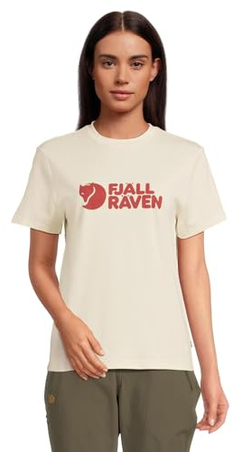 Fjällräven Damen Logo T-Shirt, Chalk White, XS