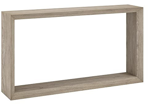 Henn&Hart 140 cm breiter, rechteckiger Konsolentisch in antiker grauer Eiche, für Zuhause, Wohnzimmer, Schlafzimmer, Unterhaltungsraum, Büro