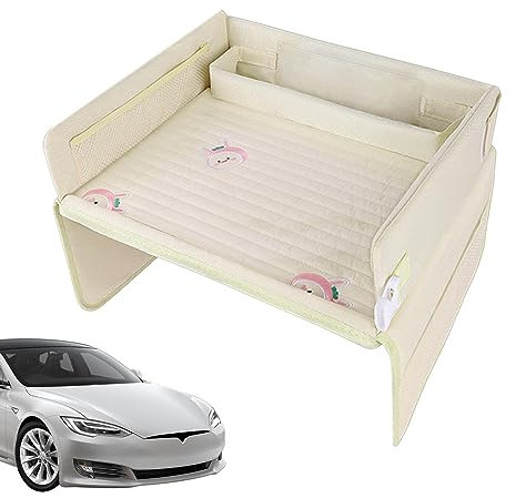 Fukamou Kinder Reisetisch, Spieltisch Für Autositz, Reise-Tablett Zum Spielen Für Kinderautositze, Zubehör Für Auto-Babysitze