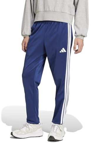 adidas Herren 3-Stripes Tricot Track Pants, Dark Blue, M Tall