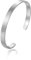 MILAKOO Ayatul Kursi Armband 6mm Edelstahl Muslim Koran Allah Armbänder Islamischen Armreif für Eid Oval Verstellbar Open Bangle für Frauen Männer