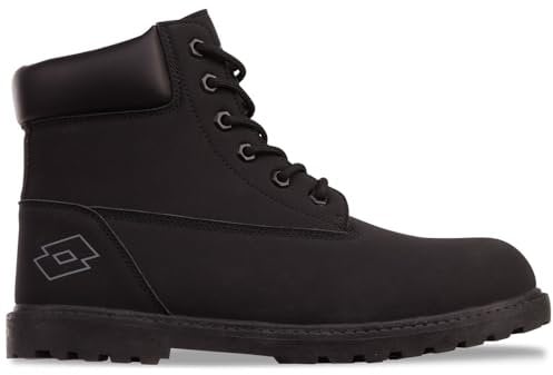 Lotto MAEMOORE MID Botas unisex de media longitud, color negro, talla 42 EU, Negro, 42 EU