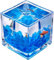Accesorios para peceras de cristal, Acuario de vidrio transparente cuadrado, mini pecera for oficina, hogar, peces de pelea, peces ornamentales creativos, pecera pequeña, tanque for plantas acuáticas,