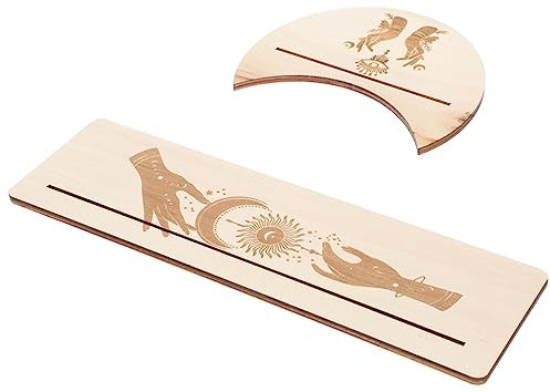 TOPBATHY Tarot Zubehör 5 Sets Tarot Kartenhalter Tarot Kartenständer Tarot Wahrsagungswerkzeug Altarständer Spielkartenhalter Tarot Tisch Display Organizer Tischdekoration Tarot Halter Aus Holz